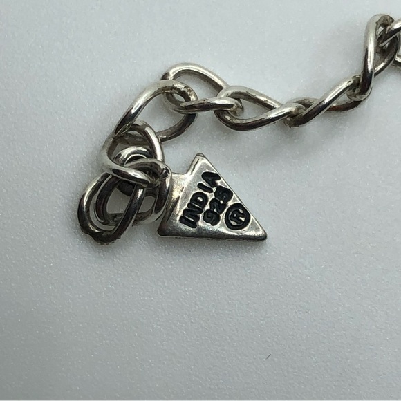 Silpada Sterling Black Leather Cord CZ Bead Multi Strand Necklace 16” + 2” N1976 - Picture 6 of 8